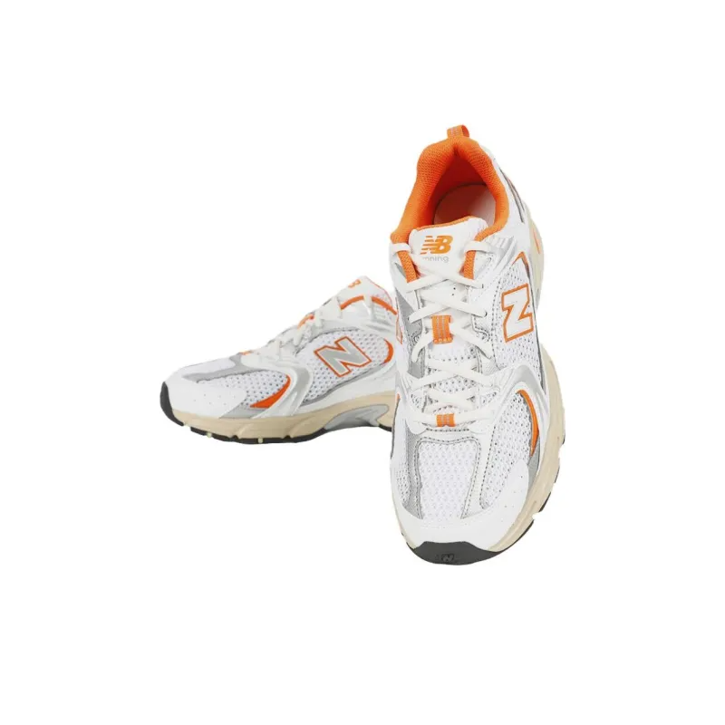 New Balance 530 White Silver Orange Mr530eb