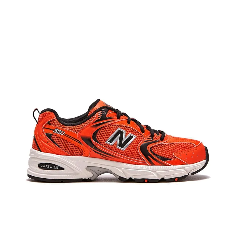 New Balance Nb 530 Running Shoes Unisex Low-top Orange Black White Mr530kb