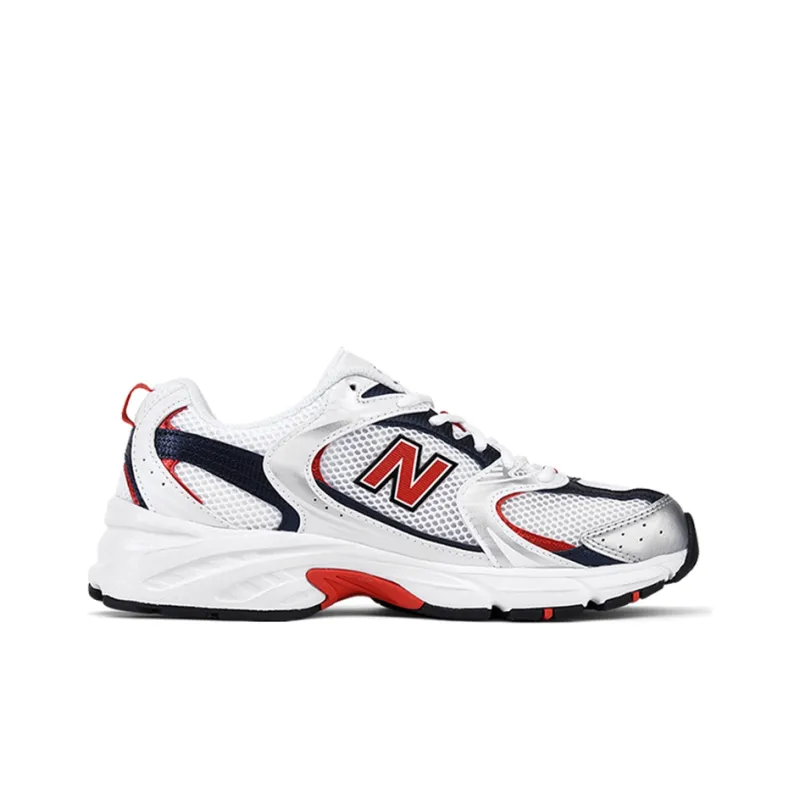 New Balance Nb 530 Running Shoes Unisex Low-top White Red Blue Mr530uix