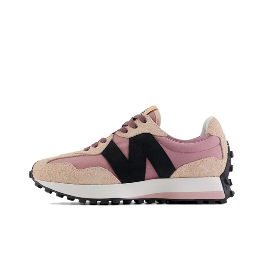 New Balance 327 White Black Pink Ws327we