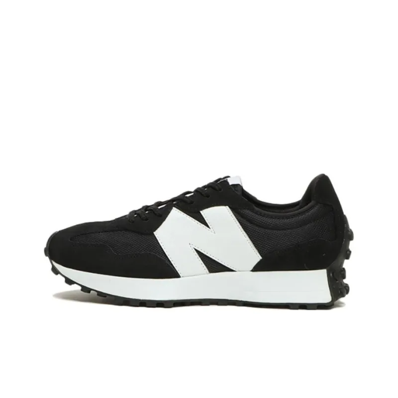 New Balance 327 Black White N Logo MS327CBW