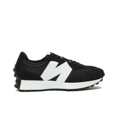 New Balance 327 Black White N Logo MS327CBW