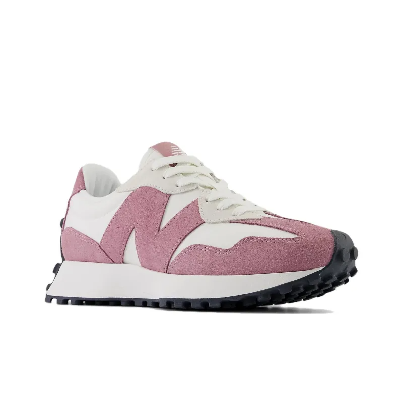 New Balance 327 Pink White Suede Ws327mb