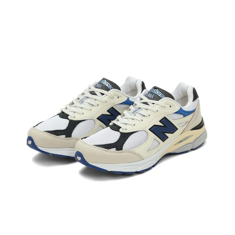 New Balance 990v3 Miusa White Blue M990wb3