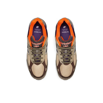 New Balance 990v3 Miusa Teddy Santis Khaki Orange M990bt3