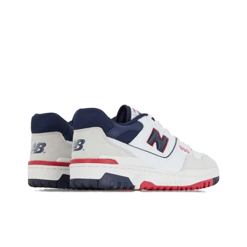 New Balance 550 Premium White Navy Red Bb550cc1