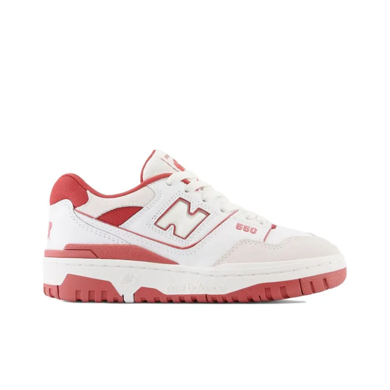 New Balance 550 White Brick Red BB550STB