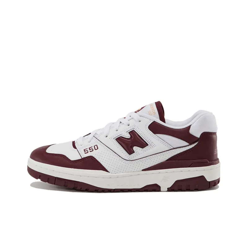 New Balance 550 White Burgundy BB550BZ1