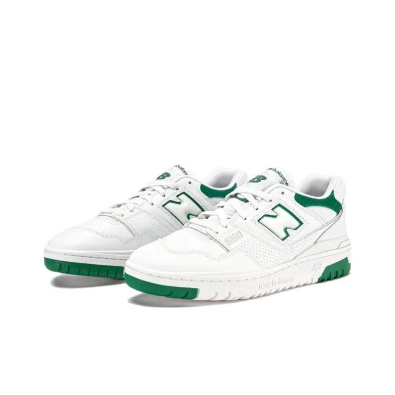 New Balance 550 White Classic Green Bb550swb