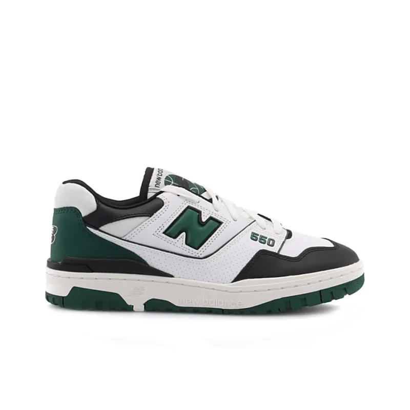 New Balance 550 White Green Black Bb550le1