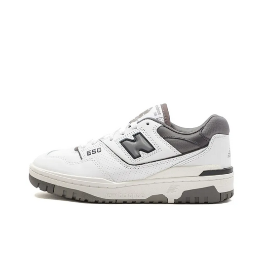 New Balance 550 White Grey Dark Grey Bb550wtg