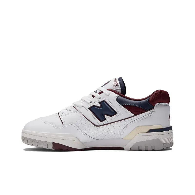 New Balance 550 White Navy Nb Burgundy Bb550ncd