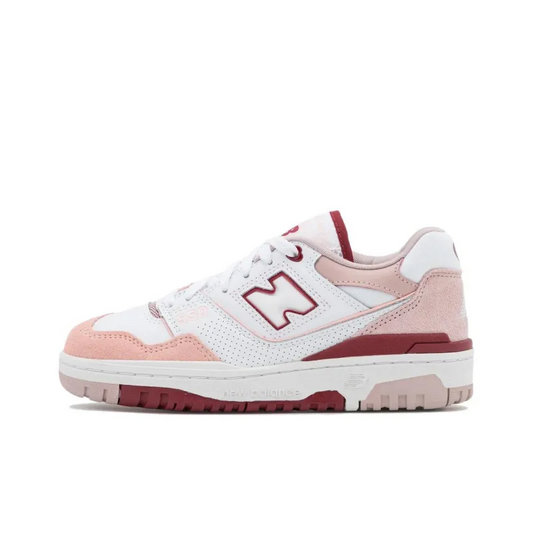 New Balance 550 White Scarlet Bbw550zv