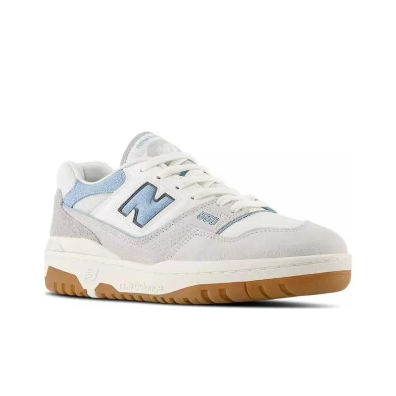 New Balance 550 White University Blue Grey Gum BB550FCB