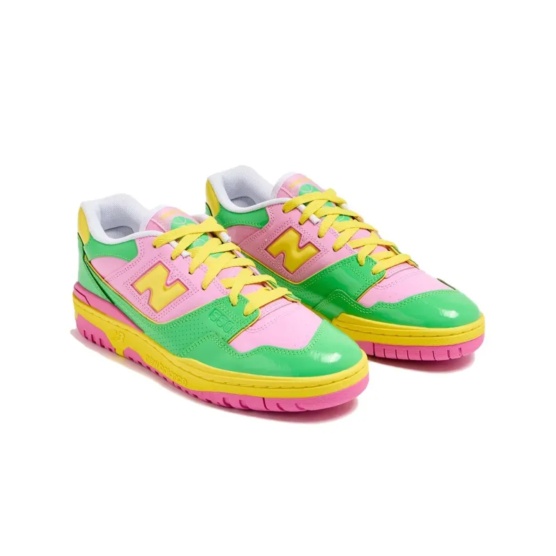 New Balance 550 Y2k Patent Leather Pack Pink Green Bb550yka